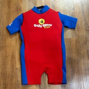 Body Glove children’s red & blue float suit life jacket size MED